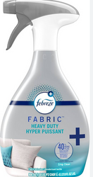 Febreze Fabric Heavy Duty Crisp Clean  800 ml - Odświeżacz do tkanin