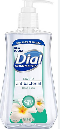 Dial Complete :iquid Antibacterial Hand Soap White Tea 221 ml - Antybakteryjne mydło do rąk 