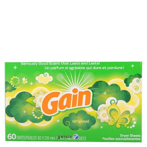 Gain Original 60 szt. - Chusteczki do suszarek 