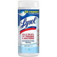 Lysol Crisp Linen Scent 35 szt. - Antybakteryjne chusteczki czyszczące