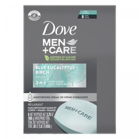 Dove Men + Care Blue Eucalyptus + Birch 8 X106 g - Mydło w kostce dla mężczyzn