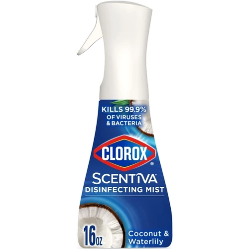 Clorox Scentiva Disinfecting Mist Coconut & Waterlily 473 ml - Spray do dezynfekcji