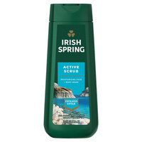 Irish Spring Active Scrub 591 ml - Żel do mycia twarzy i ciała dla mężczyzn