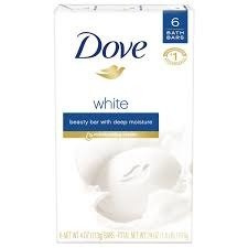 Dove White 6 X 113 g - Mydło w kostce