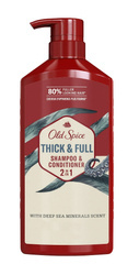 Old Spice Thick & Full Shampoo & Conditioner 650 ml - Szampon i balsam do włosów  dla mężczyzn