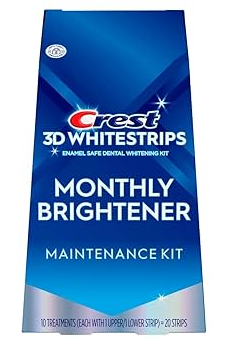 Crest 3D  Whitestrips Monthly Brightener 2 szt.= Paski wybielające do zębów