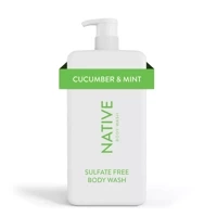 NATIVE Body Wash Cucumber & Mint 1064 ml - Żel pod prysznic