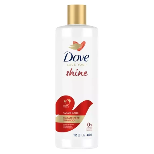 Dove Love Your Shine Color Shampoo 400 ml - Szampon do włosów farbowanych