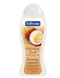 Softsoap Exfoliating Scrub Coconut Butter Scent Body Wash 591 ml - Złuszczający żel pod prysznic z peelingiem