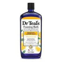 Dr Teal's Foaming Bath Prebiotic Lemon Balm 1000 ml - Płyn do kąpieli
