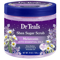 Dr Teal's Shea Sugar Scrub Melatonin With Essential Oils 538 g - Piling do ciała