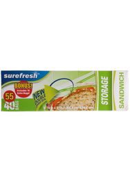 Surefresh Sandwich 55 szt. - Torebki do przechowywania kanapek