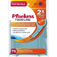 Plackers Twin-Line 75 szt. - Nici dentystyczne