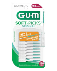 G*U*M SOFT- PICKS ORIGINAL 150 szt.- Wykałaczki do czyszczenia zębów