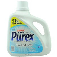 Purex Free & Clean 4,43 l 100 prań - Uniwersalny żel do prania tkanin