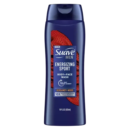 Suave Men Energizing Sport 532 ml - Żel do mycia ciała i twarzy dla mężczyzn