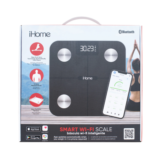 iHome Smart WI-FI Scale - Inteligentna waga do pomiaru składu ciała