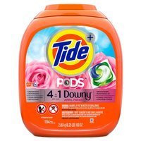 Tide 4in1 Downy April Fresh 104 szt. - Uniwersalne kapsułki do prania tkanin