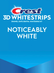 Crest 3D  Whitestrips Noticeably White 2 szt. - Paski wybielające do zębów