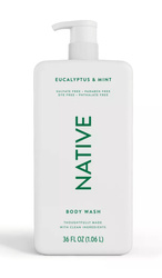 NATIVE Body Wash Eucalyptus & Mint 1,06 l - Żel pod prysznic