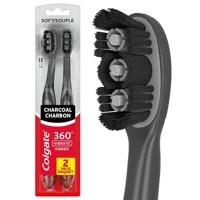 Colgate 360 Vibrate Charcoal 2 szt. - Zestaw szczoteczek elektrycznych do zębów