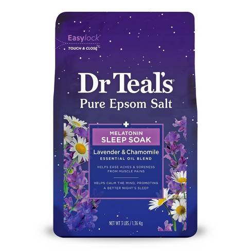 Dr Teal's Pure Epsom Salt Melatonin Sleep Soak 1,36 kg - Sól do kąpieli 
