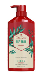 Old Spice Tea Tree Shampoo 650 ml - Szampon do włosów dla mężczyzn