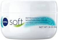 Nivea Soft 454 g - Krem do twarzy, ciała i dłoni.