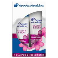 Head & Shoulders Smooth & Silky Shampoo + Conditioner - Zestaw wygładzający szampon i balsam do włosów