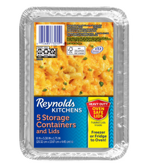 Reynolds Kitchens 5 szt. - Zestaw jednorazowych foremek aluminiowych