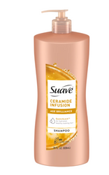 Suave Ceramide Infusion Age Brilliance Shampoo 828 ml - Szampon przeciw łamaniu się włosów