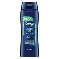 Suave Men Sensitive Skin 532 ml - Żel do mycia ciała i twarzy dla mężczyzn