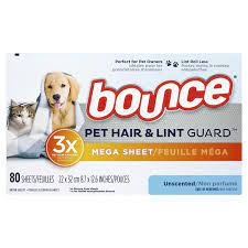 Bounce Pet Hair & Lint Guard 80 szt. - Chusteczki do suszarek