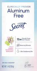 Secret Clinically Proven Cherry Blossom & Bergamot 39 g - Antyperspirant w sztyfcie dla kobiet