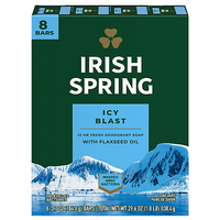 Irish Spring Icy Blast 8 x 104,8 g - Mydło w kostce