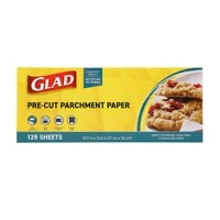 Glad Pre-Cut Parchment Paper 125 szt. - Papier pergaminowy do pieczenia