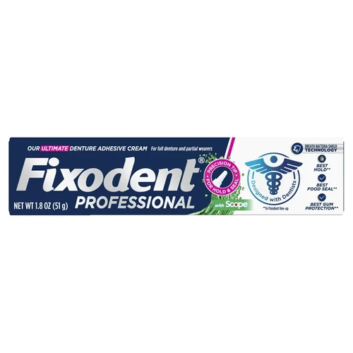 Fixodent Professional with Scope 51 g - Krem do mocowania protez