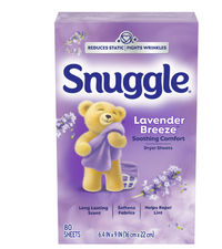 Snuggle Lavender 80 szt. - Chusteczki do suszarek