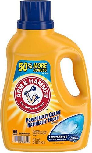 Arm & Hammer Powerfully Clean Naturally Fresh 2,21 l 50 prań - Uniwersalny żel do prania tkanin 