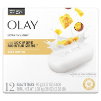 Olay Ultra Moisture Shea Butter  12 x 90 g - Mydło w kostce