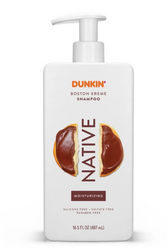 NATIVE Dunkin Boston Kreme Shampoo Moisturizing 487 ml - Nawilżający szampon do włosów