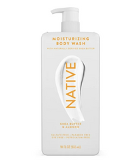 NATIVE Moisturizing Body Wash Shea Butter & Almond 532 ml - Nawilżający żel pod prysznic