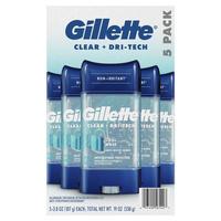 Gillette Clear Gel Cool Wave 107 g - Antyperspirant w żelu dla mężczyzn