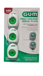 G*U*M PRO- WEAVE DENTAL FLOSS - Zestaw nici dentystycznych