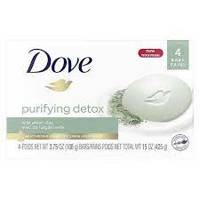Dove Purifying Detox 4x106 g - Mydło w kostce