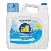 All Sensitive Fresh Spring Breeze 6,15 l 166 prań - Uniwersalny żel do prania tkanin