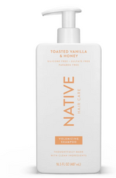 NATIVE HAIR Care Volumizing Shampoo Toasted Vanilla & Honey 487 ml - Szampon do włosów zwiększający objętość