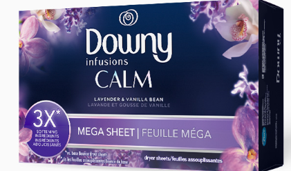 Downy Lavender Calm 70 szt. - Chusteczki zapachowe do suszarek