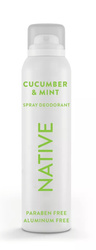 Native Cucumber & Mint  99 g - Dezodorant w sprayu