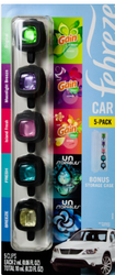 Febreze Car 5-Pack - Zestaw odświeżaczy powietrza do samochodu